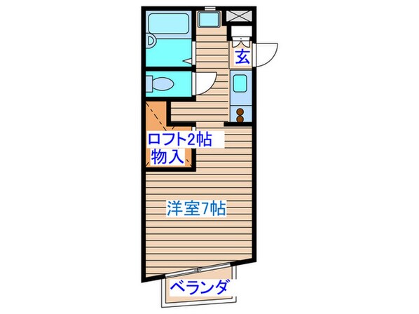 サンメロディの物件間取画像